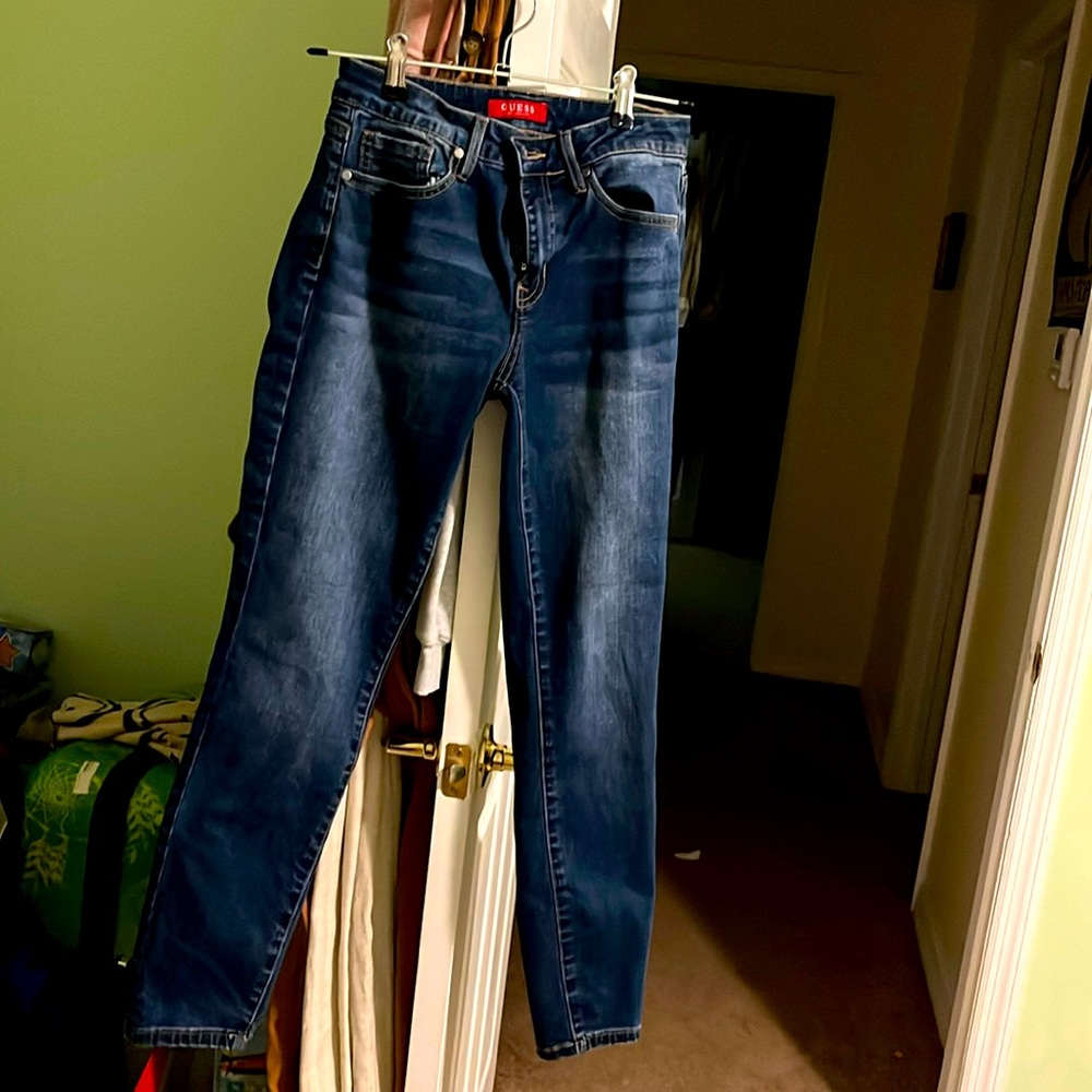 Like new, Guess jeans size 17. dark jeans